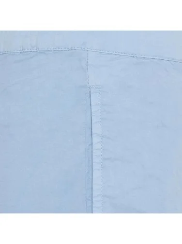 40WEFT Mavi Pima Pamuk Lastikli Bel Bermuda - 2