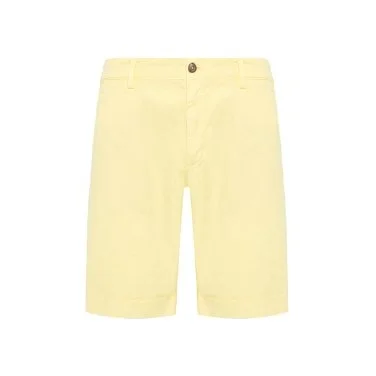 40WEFT Sarı Vintage Twill Pamuk Bermuda - 1