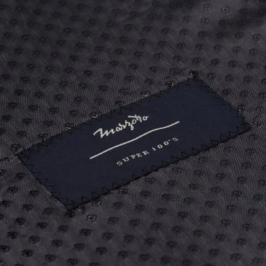 Carl Gross Gri Marzotto Filafil Doku Yün Modern Fit Takım Elbise - 3