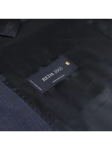 Carl Gross Lacivert-Mavi Reda Prince De Galle Modern Fit Erkek Takım Elbise - 3