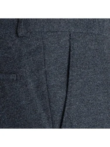 Carl Gross Lacivert Twill Doku Melanj Yün Erkek Pantolon - 2