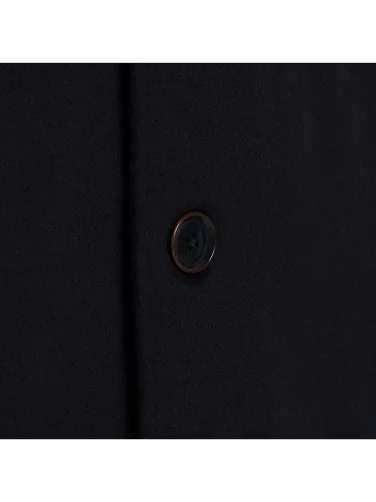 Carl Gross Lacivert Yün Kaşmir Erkek Kaban - 2