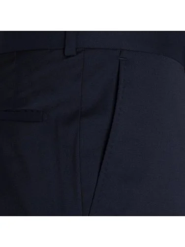 Carl Gross Vitale Barberis Lacivert Gabardin Saf Yün Pantolon - 2