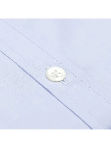Germirli Black Label Light Blue Tailor Fit Button-down Collar 200/2 Cotton Shirt - 3