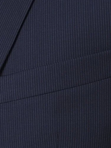 Carl Gross Reda Super 110'S Light Blue Striped Wool Suit - 2