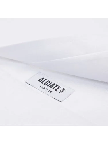 Germirli White Albiate Button-Down Collar Tailor Fit Thin Cotton Shirt - 4