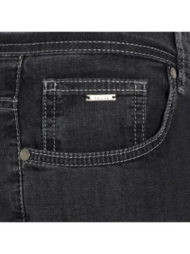 Gallus 5 Pocket Grey Flexible Regular Fit Thin Denim Trousers - 2