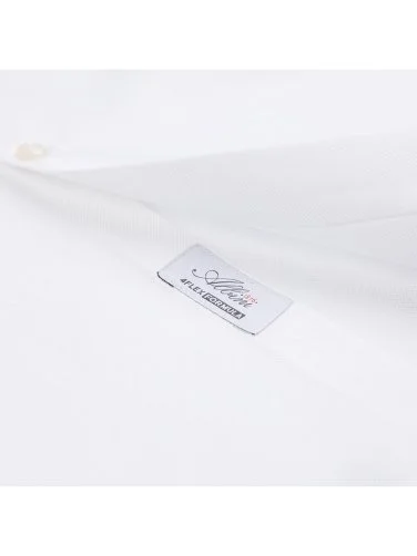 Germirli Albini Natural Germirli Exclusive White Oxford Tailor Fit Button-Down Collar Organic Cotton Shirt - 3