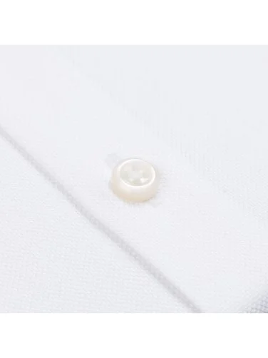 Germirli Albini Natural Germirli Exclusive White Oxford Tailor Fit Button-Down Collar Organic Cotton Shirt - 4