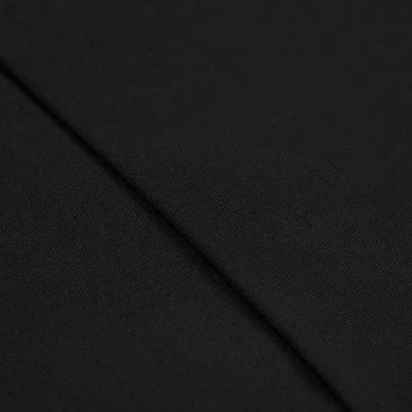 Germirli Black Poplin Classic Collar Tailor Fit Hidden Placket Cotton Elastane Shirt - 3