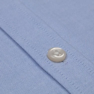 Germirli Sky Blue Button-down Collar Pocket Tailor Fit Sport Oxford Men's Shirt - 3