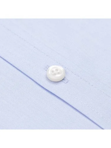 Germirli Blue Exclusive Classic Collar Tailor Fit 120s Cotton Shirt - 3