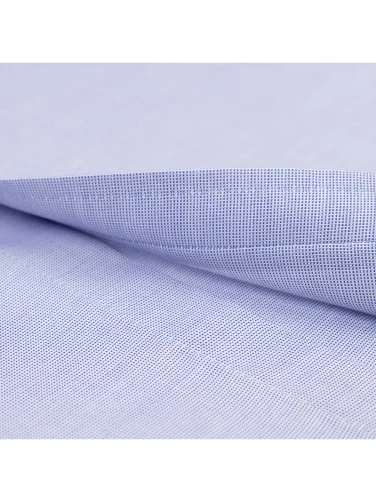 Germirli Blue Micro Patterned Exclusive Classic Collar Tailor Fit Cotton Shirt - 4