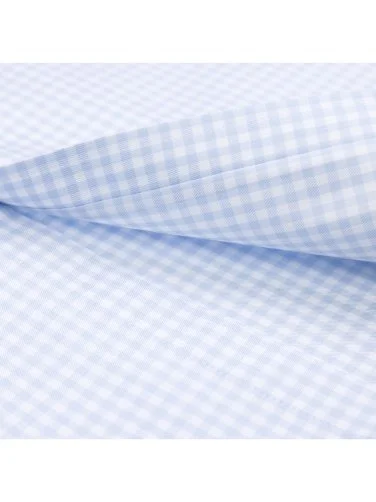 Germirli Blue Gingham Exclusive Tailor Fit Cotton Shirt - 4