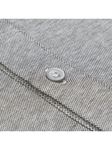 Germirli Grey Piquet Shirt Collar Regular Fit Long Sleeve T-Shirt - 3