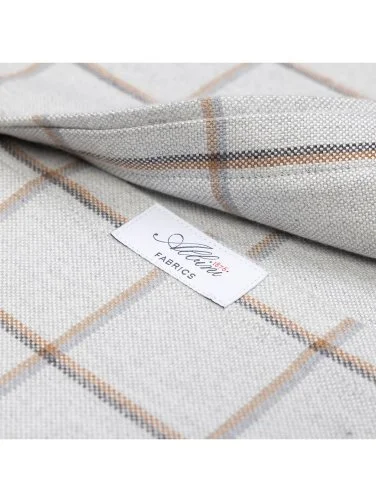 Germirli Grey Flannel Soft Collar Plaid Albini Tailor Fit Cotton Lyocell Lumberjack Shirt - 4