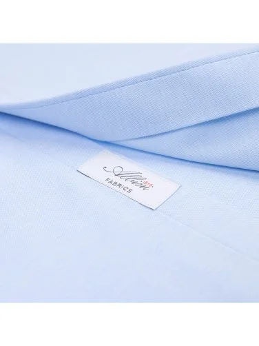Germirli Light Blue Soft Collar Albini 3D Germirli Slim Fit Active Textured Shirt - 3