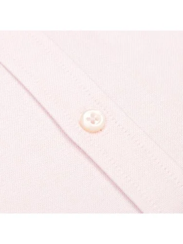 Germirli Light Pink Tailor Fit Relaxed Fit Button Down Collar Sport Oxford Organic Cotton Shirt - 3