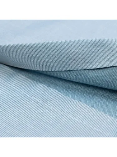 Germirli Mint Green Hidden Placket Soft Collar Tailor Fit Diagonal Pattern Cotton Shirt - 4