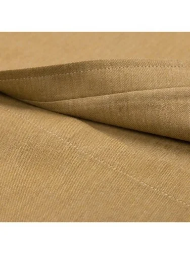 Germirli Mustard Twill Texture Soft Collar Tailor Fit Cotton Shirt - 4