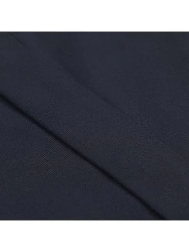 Germirli Navy Blue Hidden Placket Classic Collar Tailor Fit Cotton Elastane Shirt - 3