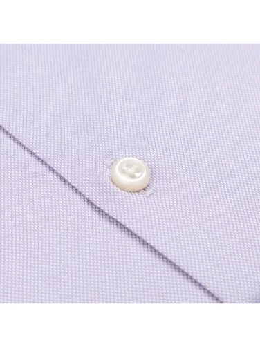 Germirli Non Iron Oxford Lilac Classic Collar Tailor Fit Thomas Mason Journey Shirt - 2