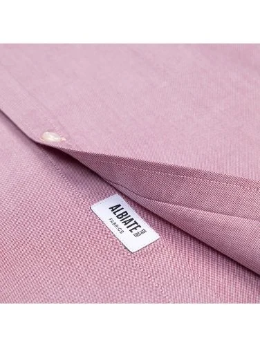 Germirli Red Button-down Collar Pocket Tailor Fit Sport Oxford Men's Shirt - 5