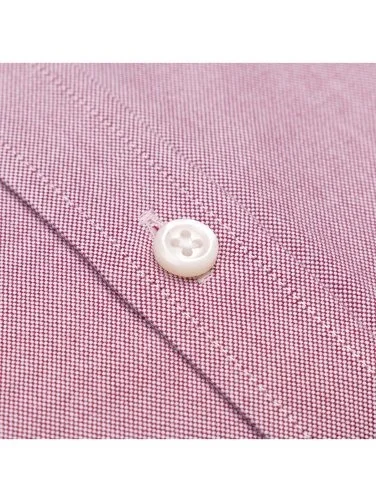 Germirli Red Button-down Collar Pocket Tailor Fit Sport Oxford Men's Shirt - 3