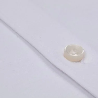 Germirli White Cotton 3D Germirli Slim Fit Active Shirt - 3