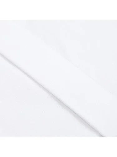 Germirli White Poplin Textured Classic Collar Tailor Fit Hidden Placket Cotton Elastane Shirt - 3
