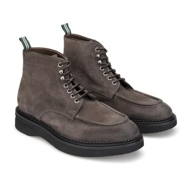 GREEN GEORGE Brown Suede Livetech Sole Italian Boots - 1