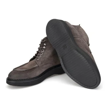 GREEN GEORGE Brown Suede Livetech Sole Italian Boots - 4