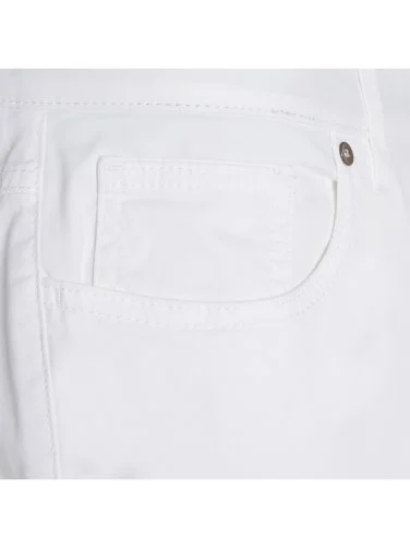 Hiltl 5 Pocket White Cotton Elastane Regular Fit Trousers - 3