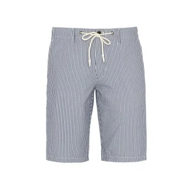 Hiltl Bermuda Navy White Striped - 1