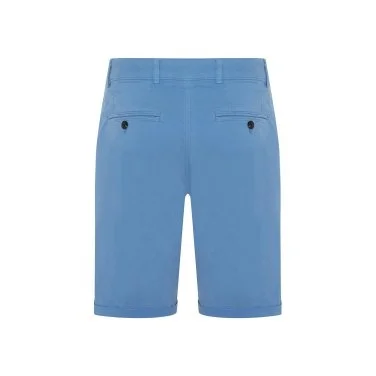 Hiltl Blue Cotton Elastane Bermuda - 3