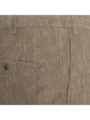 Hiltl Chino Sand Beige Pure Linen Regular Fit Trousers - 2