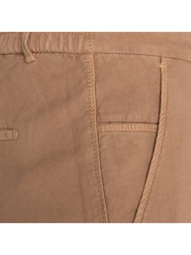 Hiltl Terracotta Vintage Elastic Waist Back Cotton Elastane Slim Fit Trousers - 2