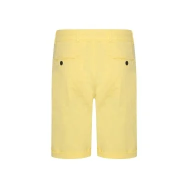 Hiltl Yellow Cotton Elastane Bermuda - 3