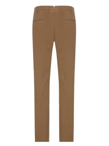Incotex Mustard Cotton Chino Slim Fit Trousers - 2
