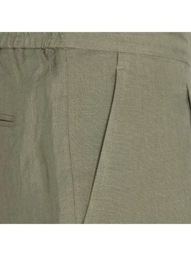 La Fileria Green Bermuda Linen Bermuda - 2