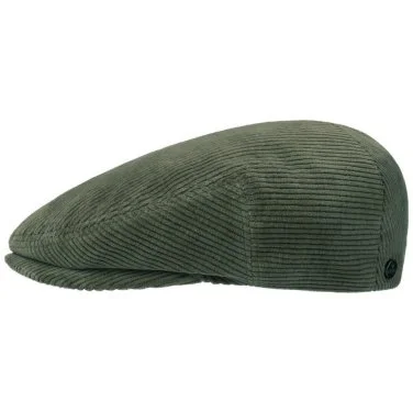 Lierys Driver Cap Cotton Green Velvet Cap Hat - 1