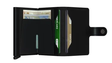 Secrid Miniwallet Matte Black Wallet - 3