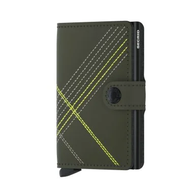Secrid Miniwallet Stichlinea Lime Wallet - 1