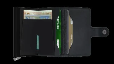 Secrid Premium Miniwallet Emboss Lines Black Wallet - 3