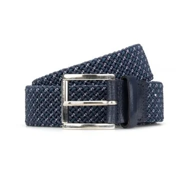 Stefano Corsini Blue Green Germirli Knit Belt - 1