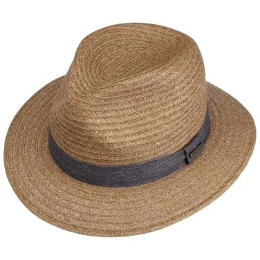 Stetson Dark Beige Traveler Toyo Straw Hat - 4