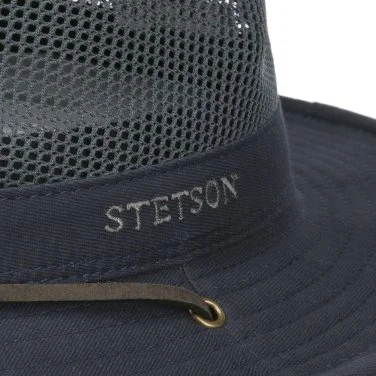 Stetson Navy Blue Outdoor Air Cotton Coolmax Hat - 4