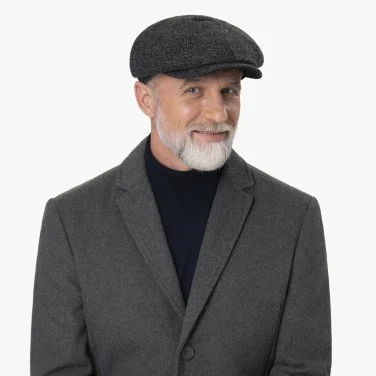 Stetson Hatteras Wool Olive Green Flat Cap Hat - 6