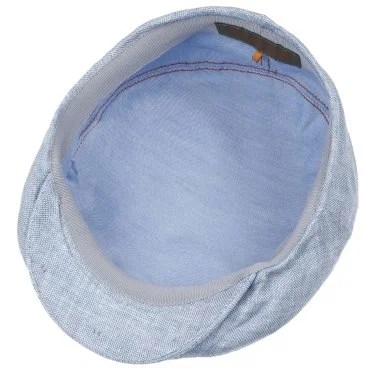Stetson Light Blue Linen Driver Cap Hat - 3