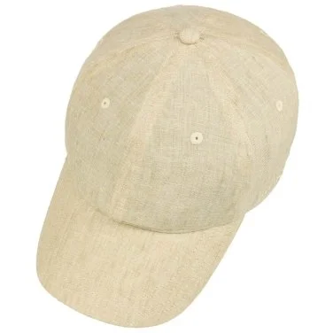 Stetson Natural Color Linen Baseball Cap Adjustable Hat - 2